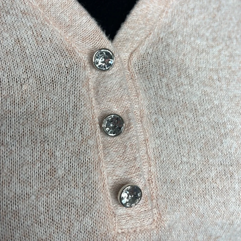 Liz Claiborne petite sweater in a blush pink Size PXL - Picture 2 of 4